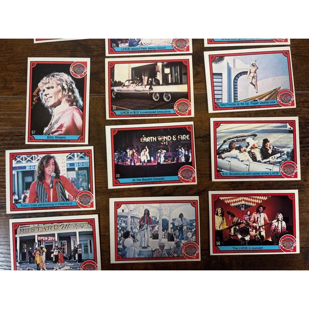 1978 Sgt Peppers Lonely Hearts Club Band Movie Trading Cards Lot 18 VTG Bee Gees
